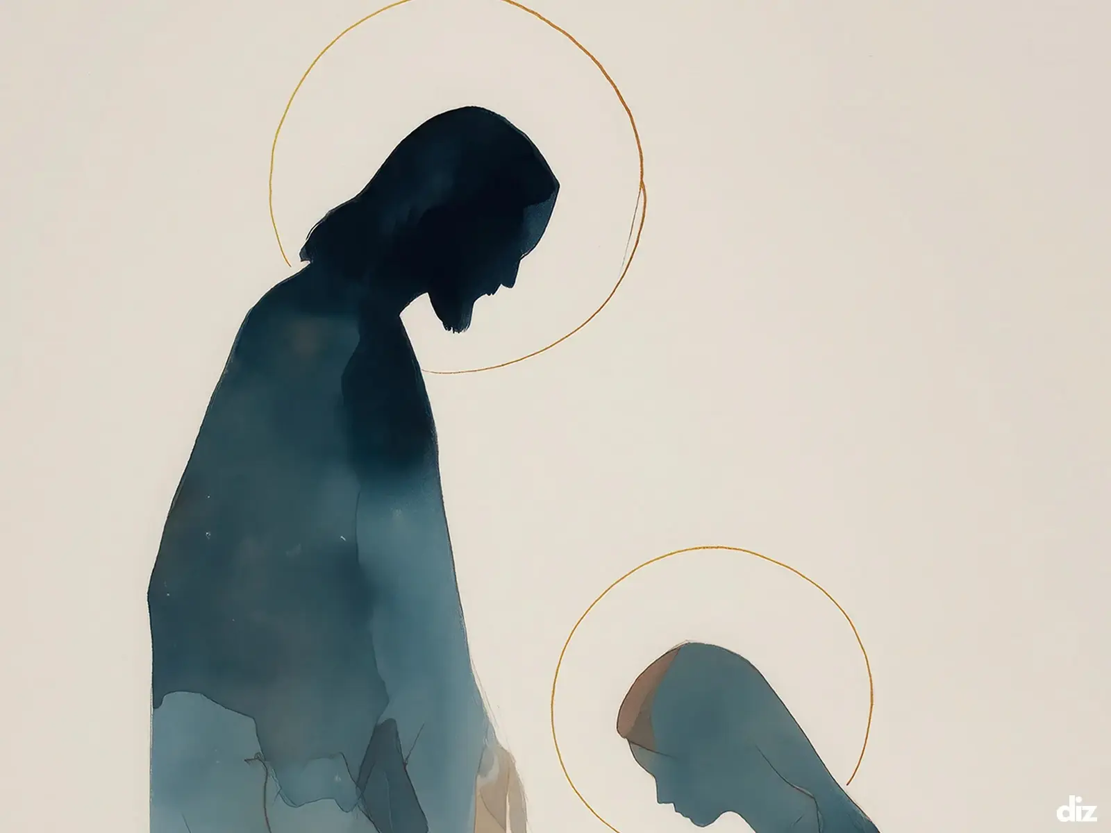 Close-up detail of the flaming Sacred Heart, thorn crown and cross, jesus sacred heart biblical wall art