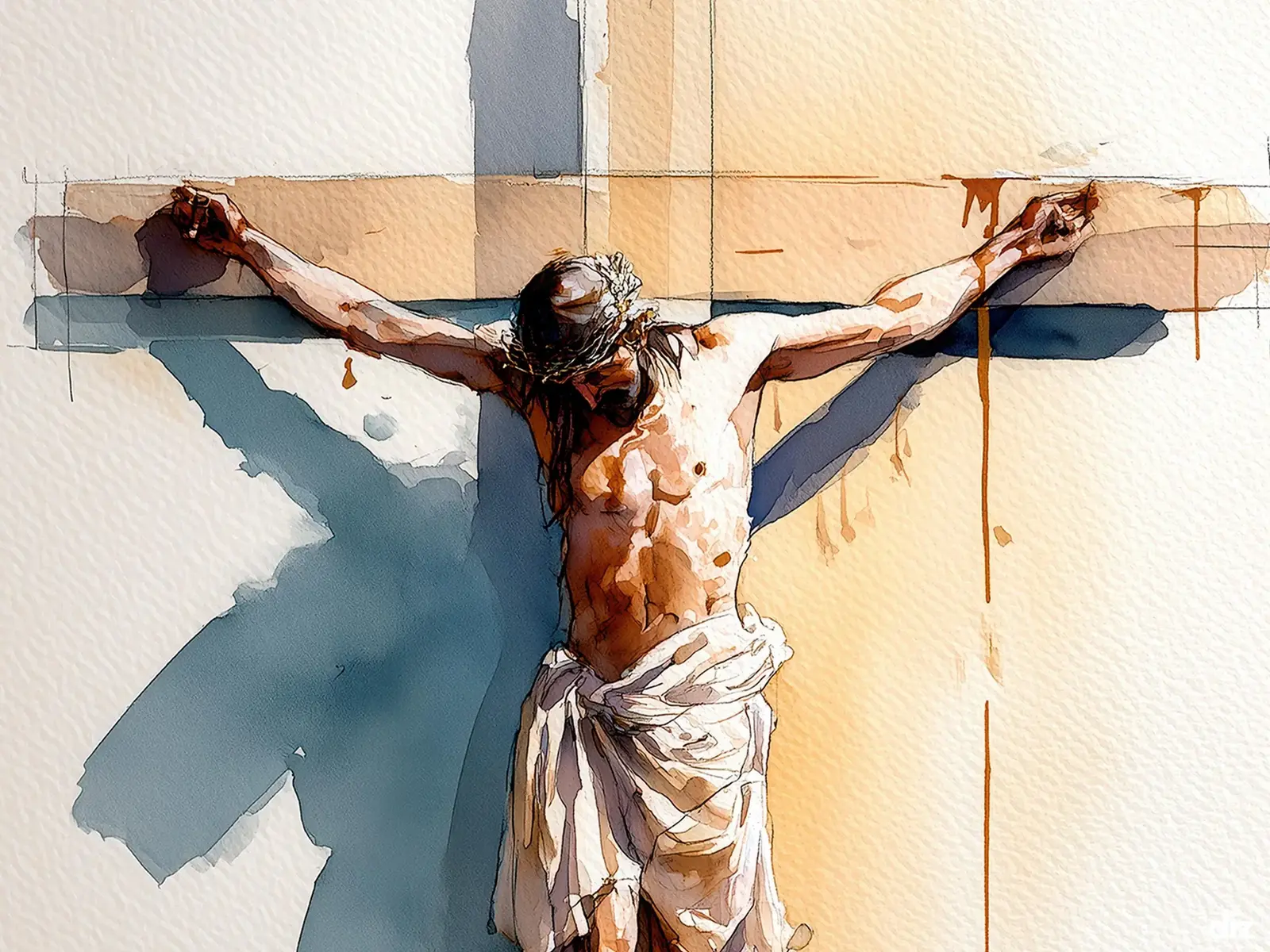 Close-up detail of the flaming Sacred Heart, thorn crown and cross, jesus sacred heart biblical wall art