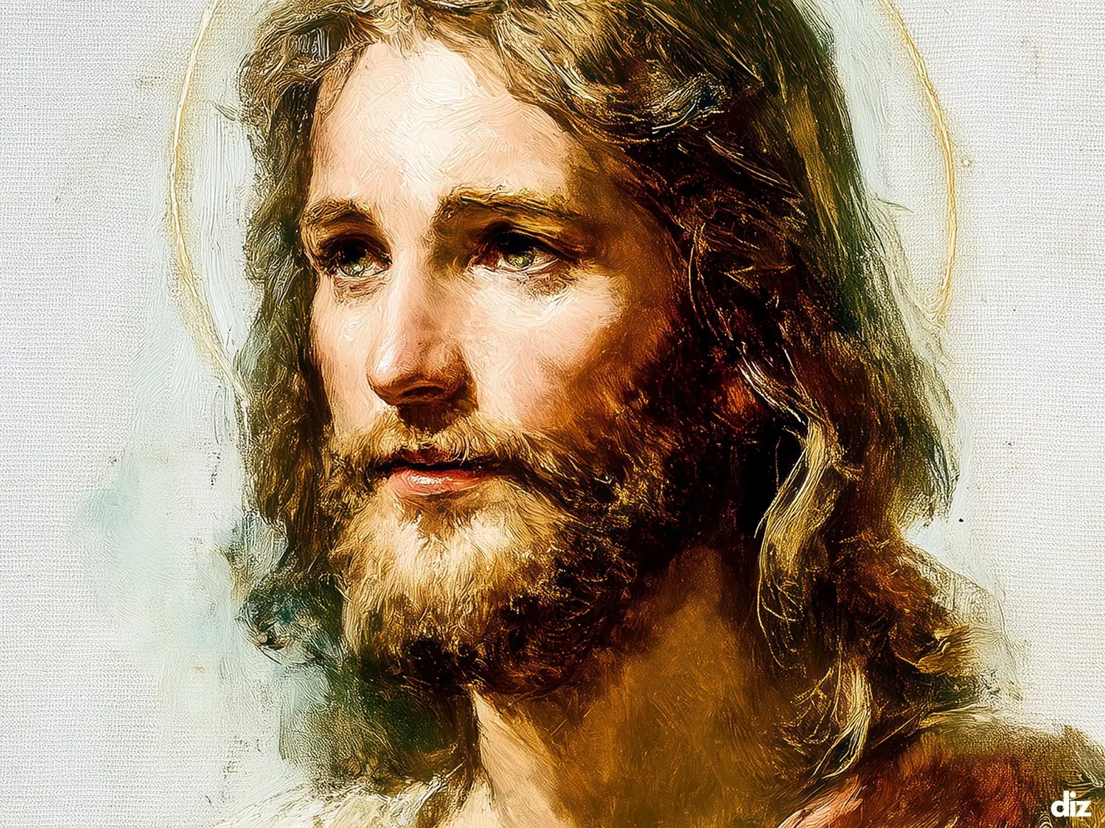 Close-up detail of the flaming Sacred Heart, thorn crown and cross, jesus sacred heart biblical wall art