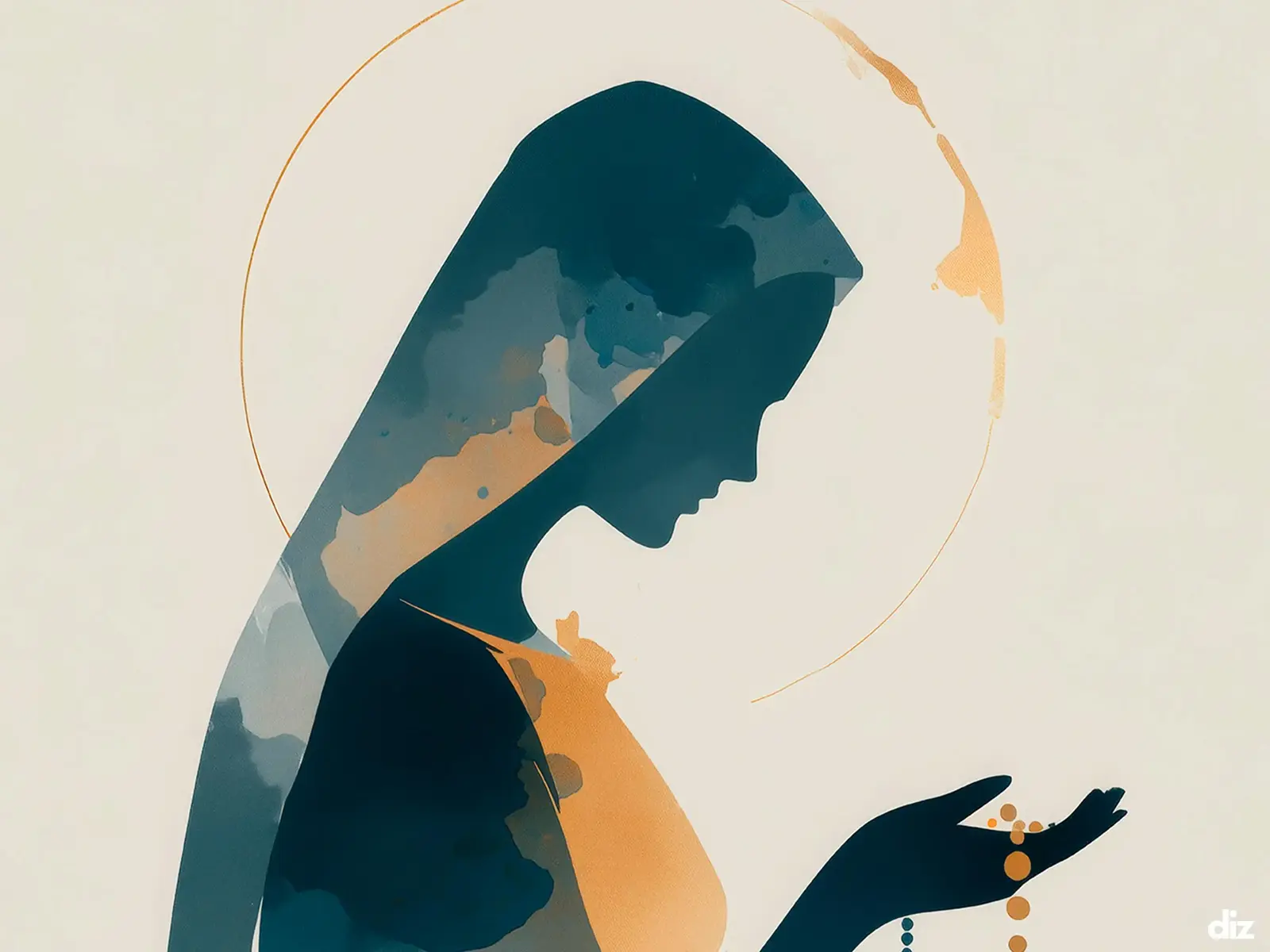 Close-up detail of the flaming Sacred Heart, thorn crown and cross, jesus sacred heart biblical wall art