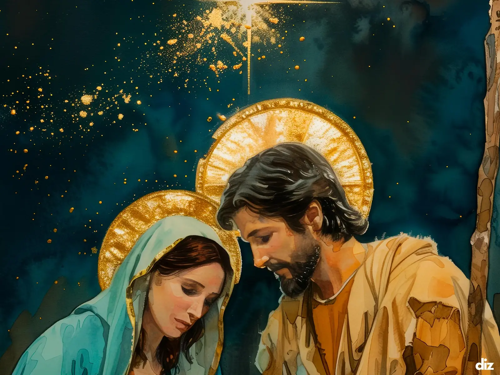 Close-up detail of the flaming Sacred Heart, thorn crown and cross, jesus sacred heart biblical wall art