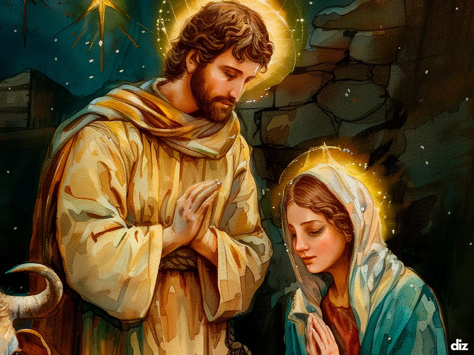 Close-up detail of the flaming Sacred Heart, thorn crown and cross, jesus sacred heart biblical wall art