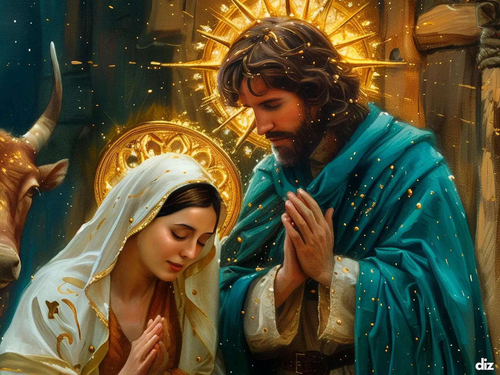 Close-up detail of the flaming Sacred Heart, thorn crown and cross, jesus sacred heart biblical wall art