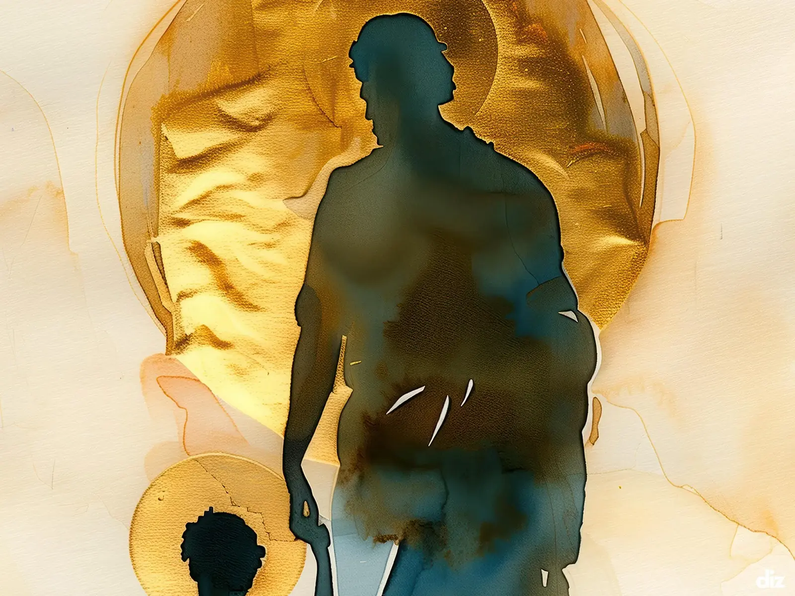 Close-up detail of the flaming Sacred Heart, thorn crown and cross, jesus sacred heart biblical wall art