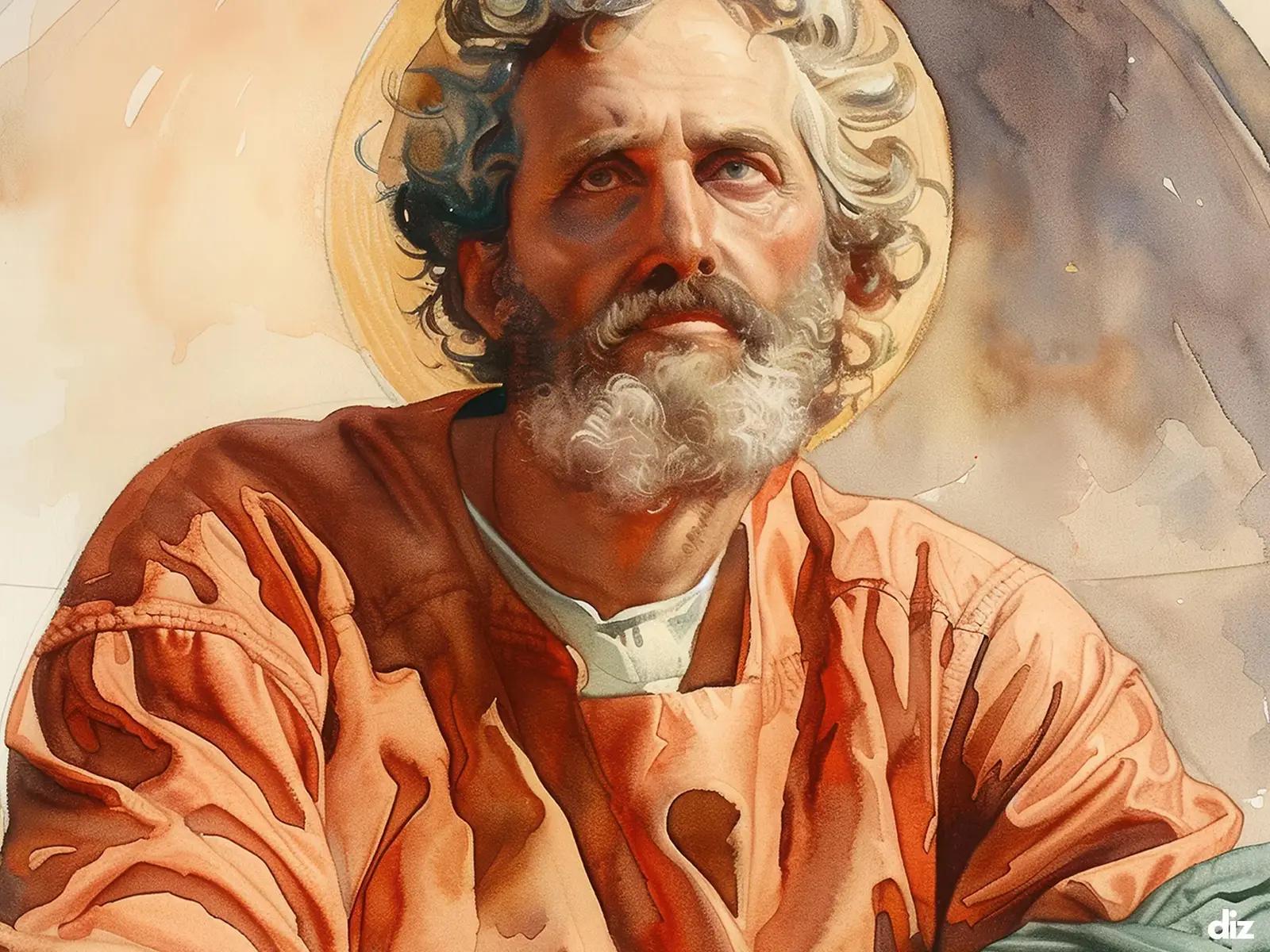 Close-up detail of the flaming Sacred Heart, thorn crown and cross, jesus sacred heart biblical wall art