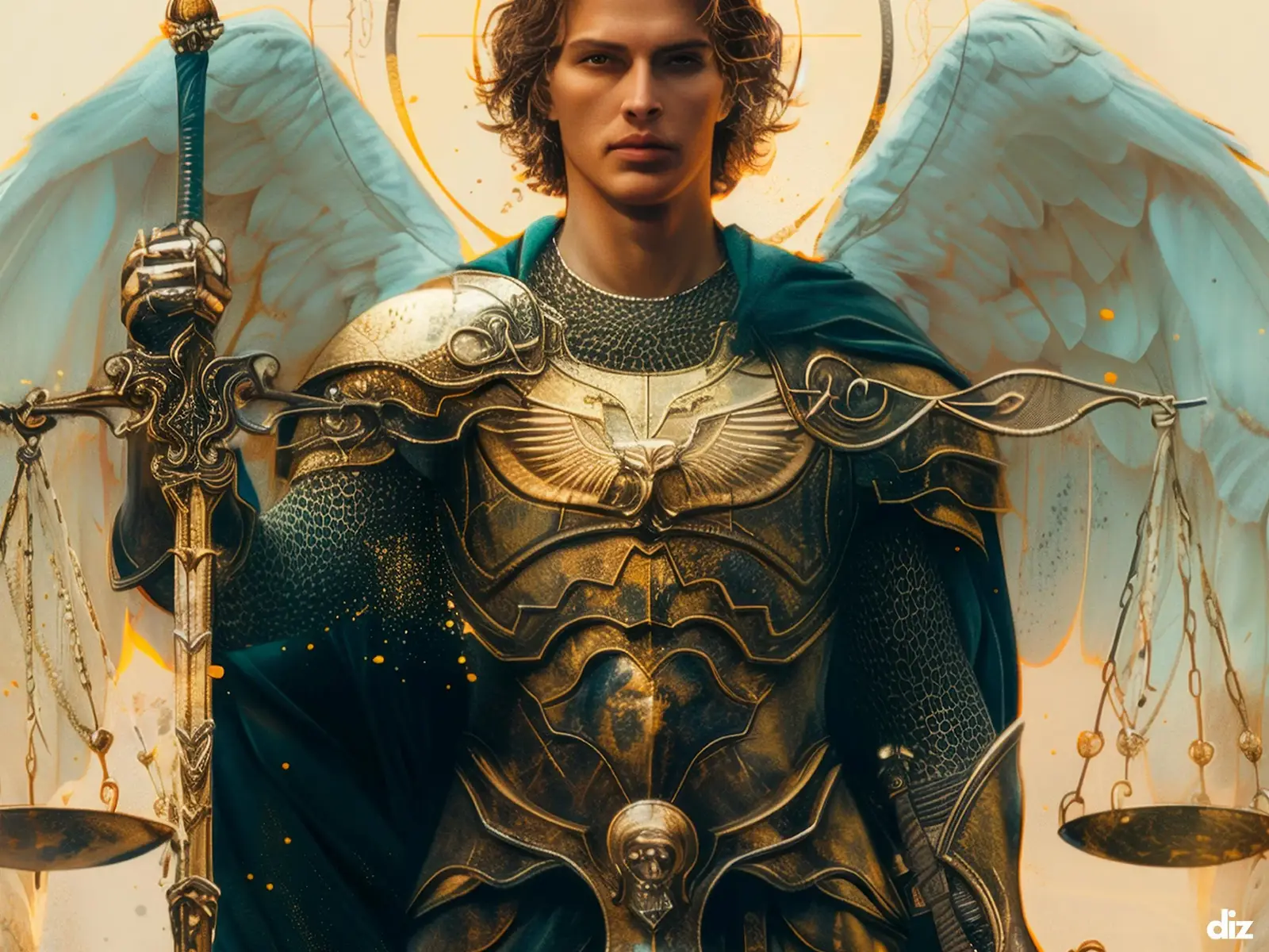 Close-up detail of the flaming Sacred Heart, thorn crown and cross, jesus sacred heart biblical wall art