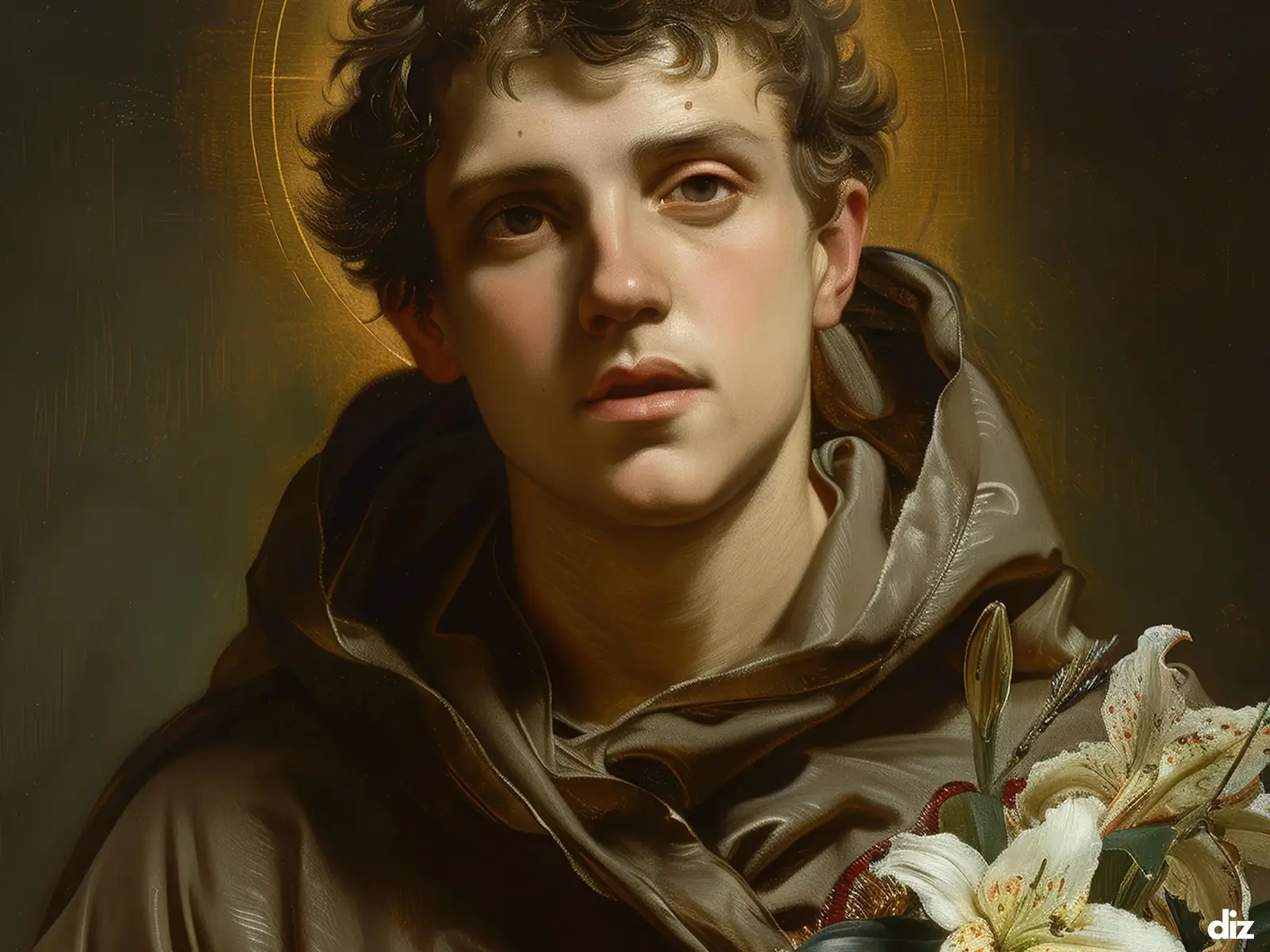 Close-up detail of the flaming Sacred Heart, thorn crown and cross, jesus sacred heart biblical wall art