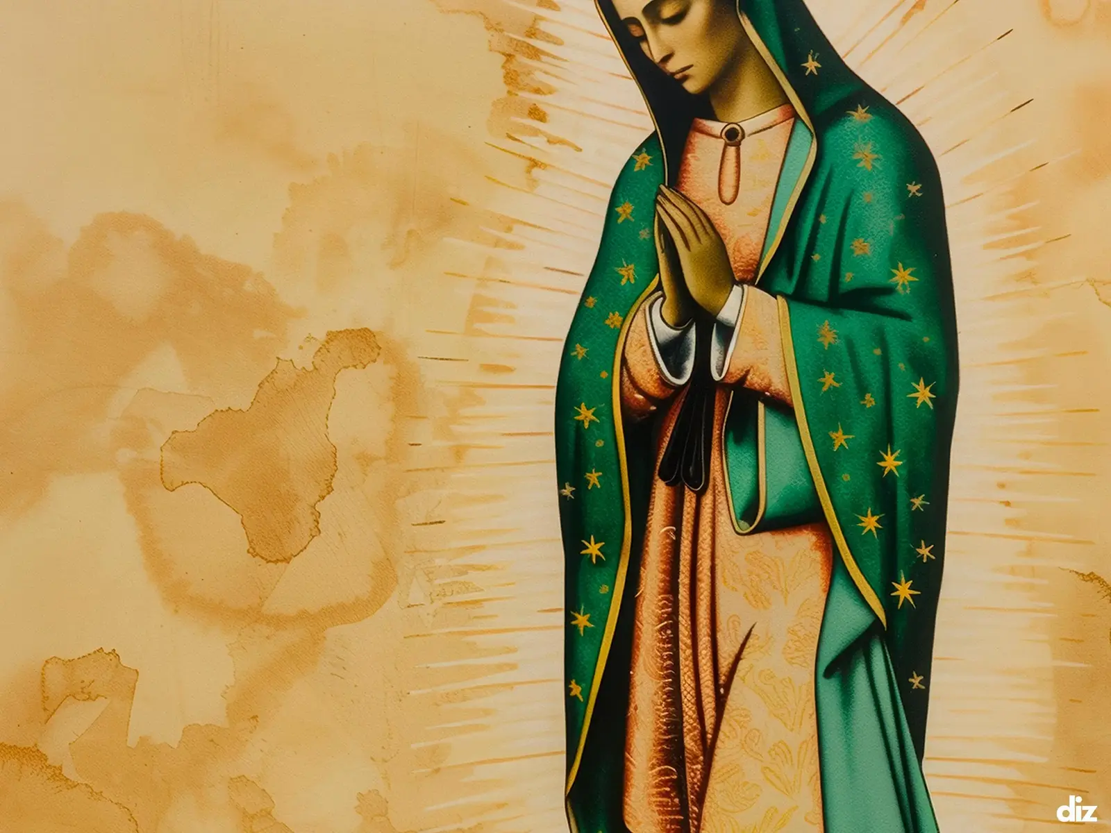 Close-up detail of the flaming Sacred Heart, thorn crown and cross, jesus sacred heart biblical wall art