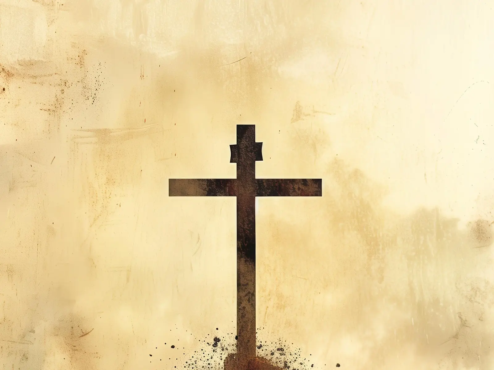 Crucifixion Art Print: Silhouetted Christ on the Hill, Christian Wall Art (Digital Download)