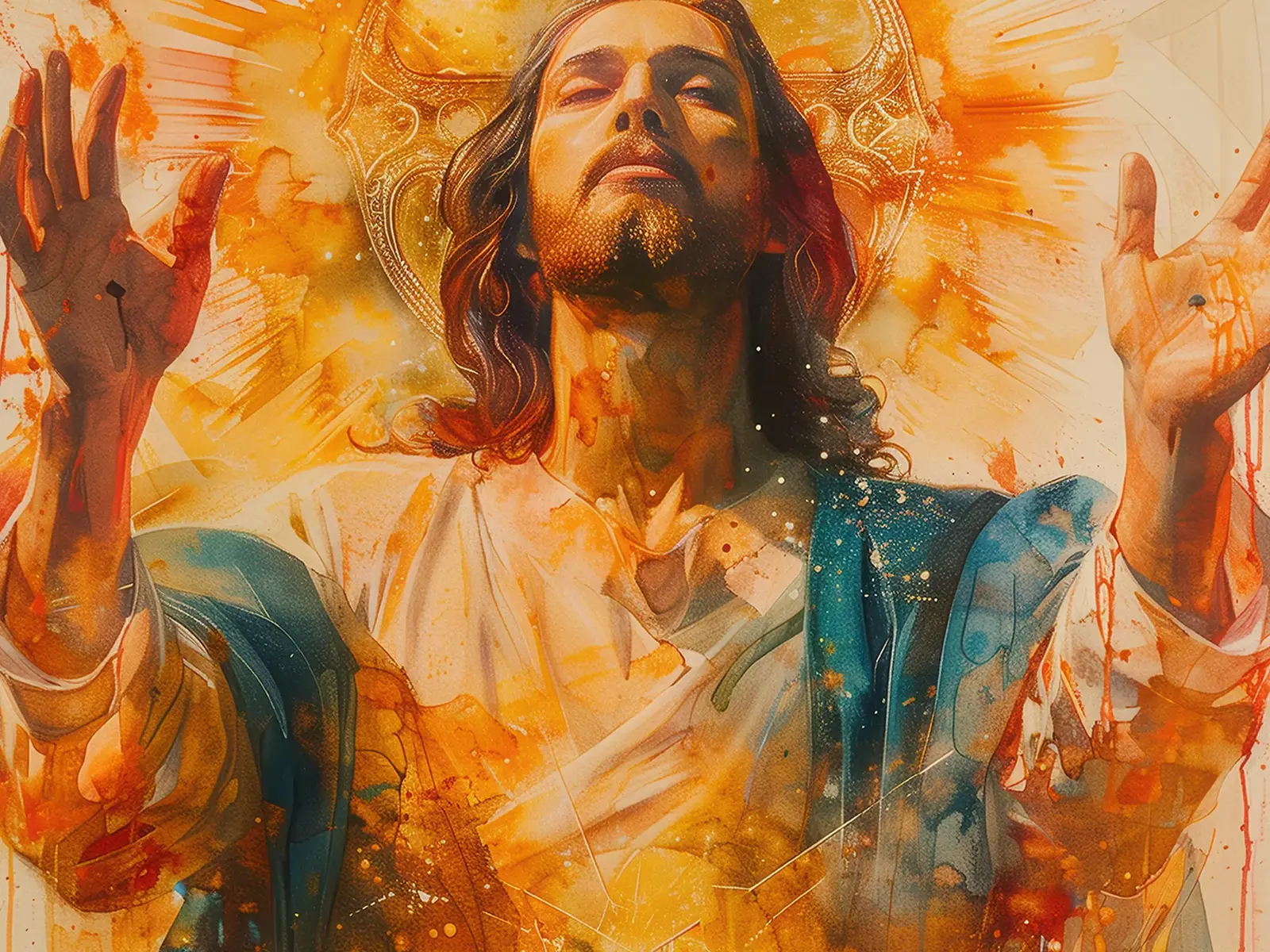 Framed Sacred Heart of Jesus above bed, bedroom sanctuary offering mercy and trust, jesus wall art artwork of jesus